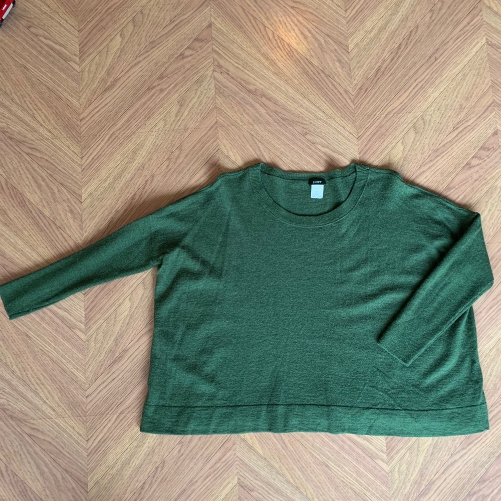 J.Crew Crop Wool Sweater